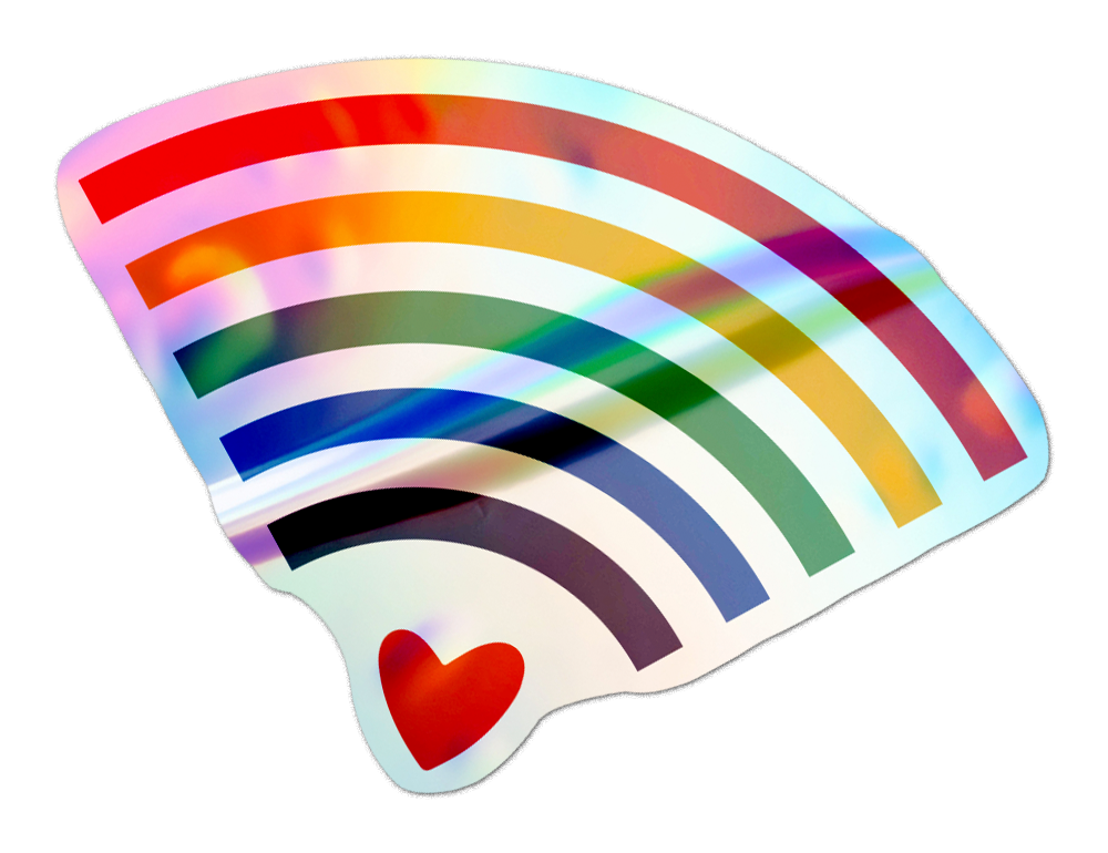 Rainbow Wifi Icon